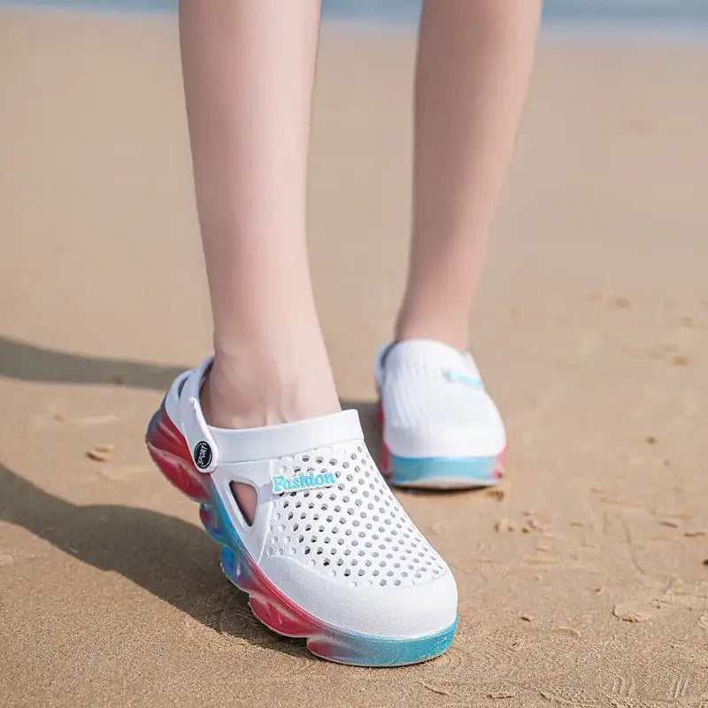 Colorful Beach Crocs